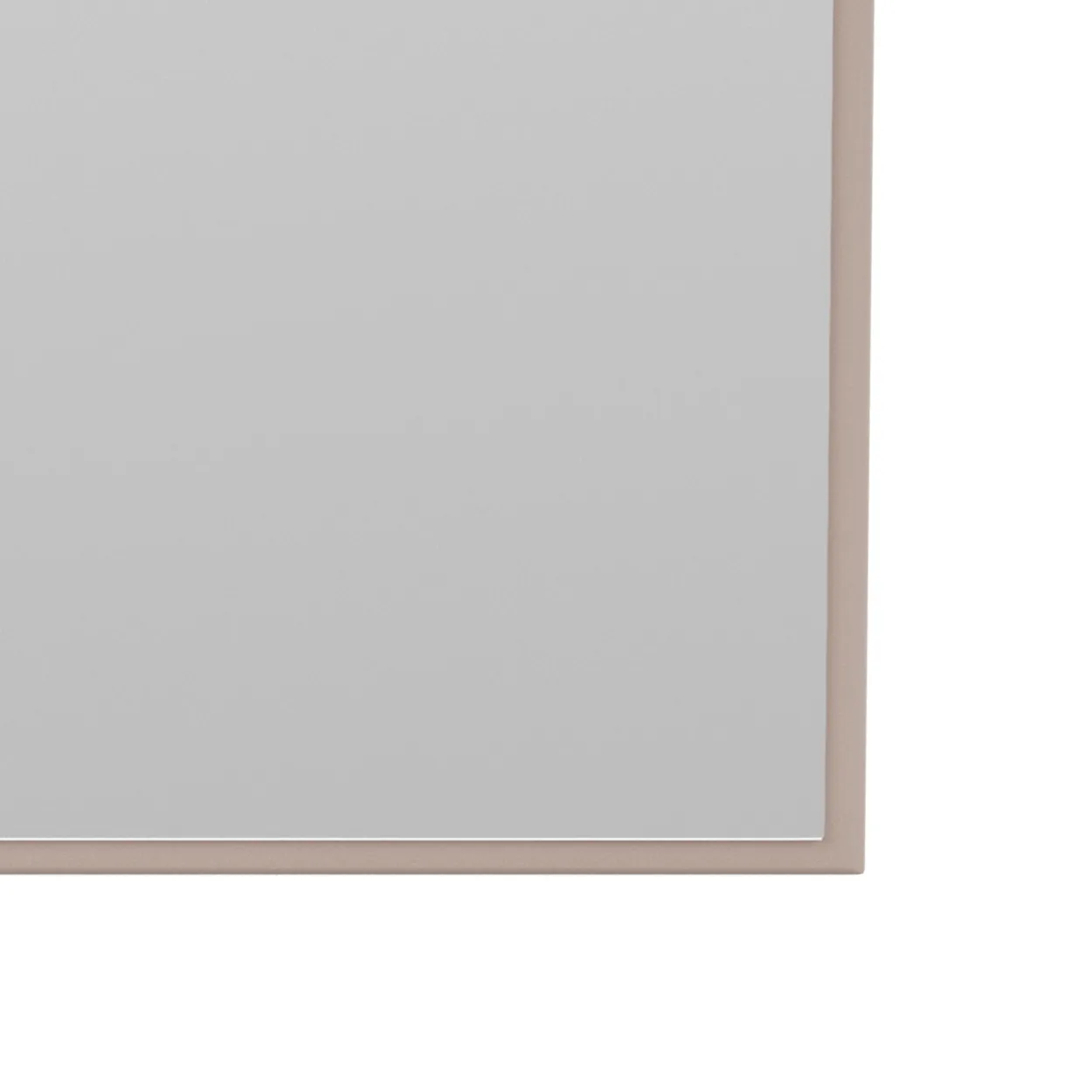 Montana square mirror 69.6x69.6 cm Mushroom | Scandinavian Design | Wall mirrors | Beige