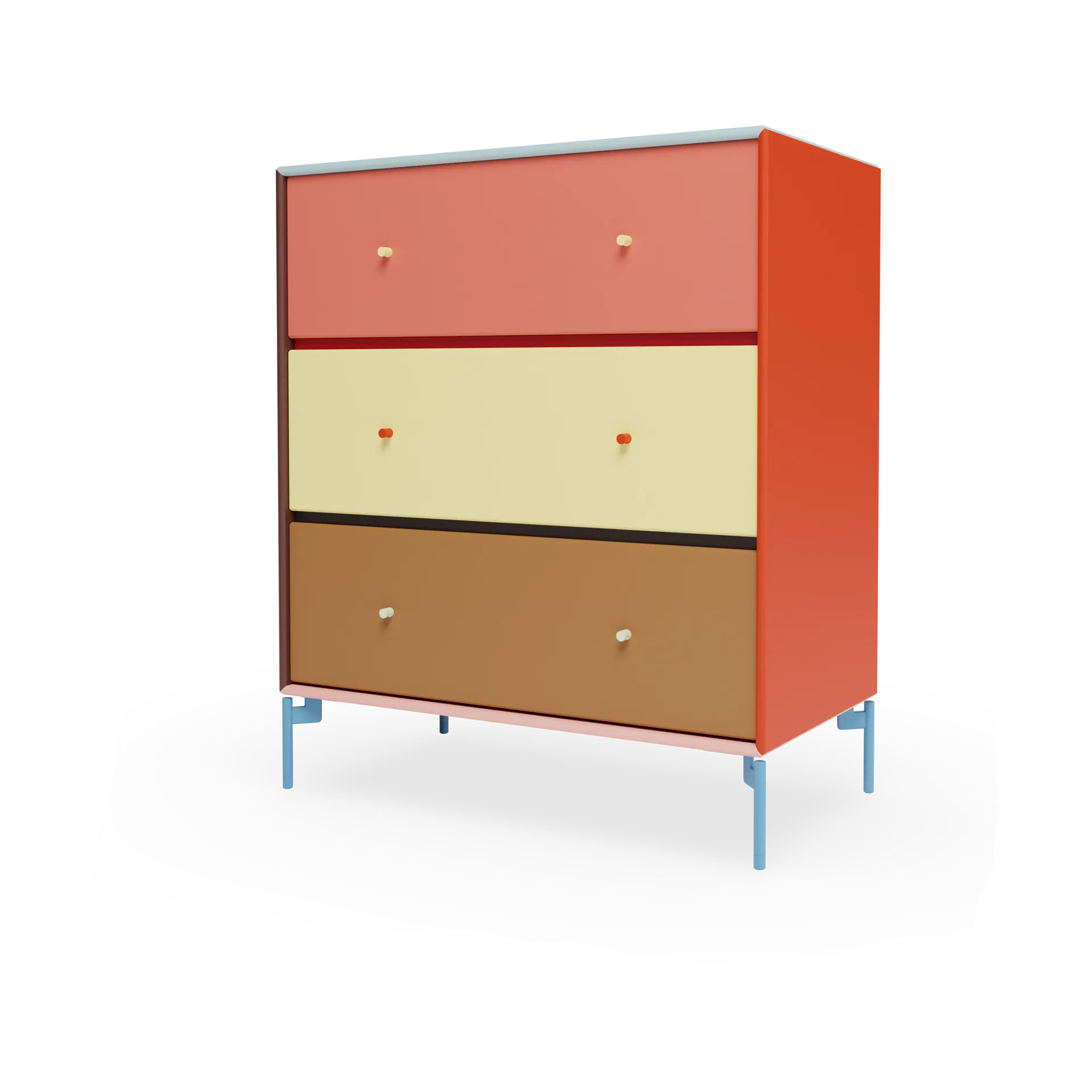 Montana x KIMPOP Carry chest of drawers with 3 drawers, 69.6x82.2x38 cm Montana