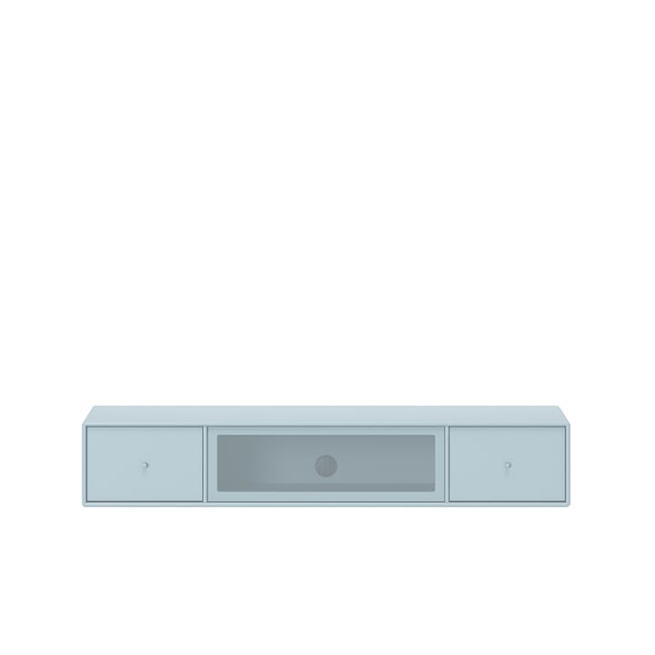 Octave II Media bench, Flint 148, wall-mounted Montana