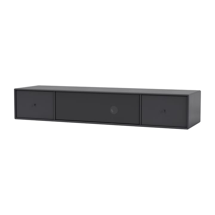 OCTAVE II tv-bench with space for a speaker, Anthracite Montana