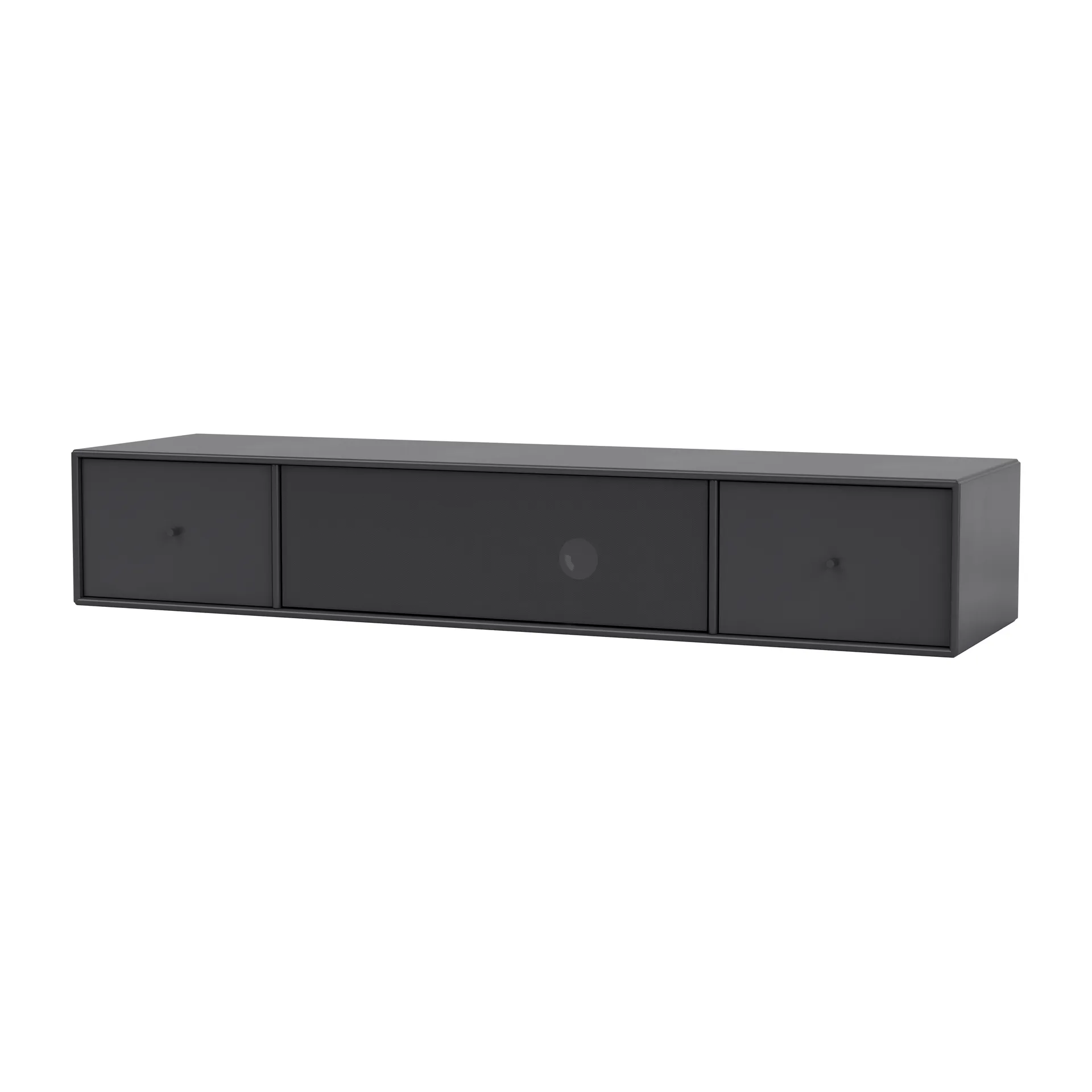 OCTAVE II tv stand with space for a speaker, Anthracite Montana