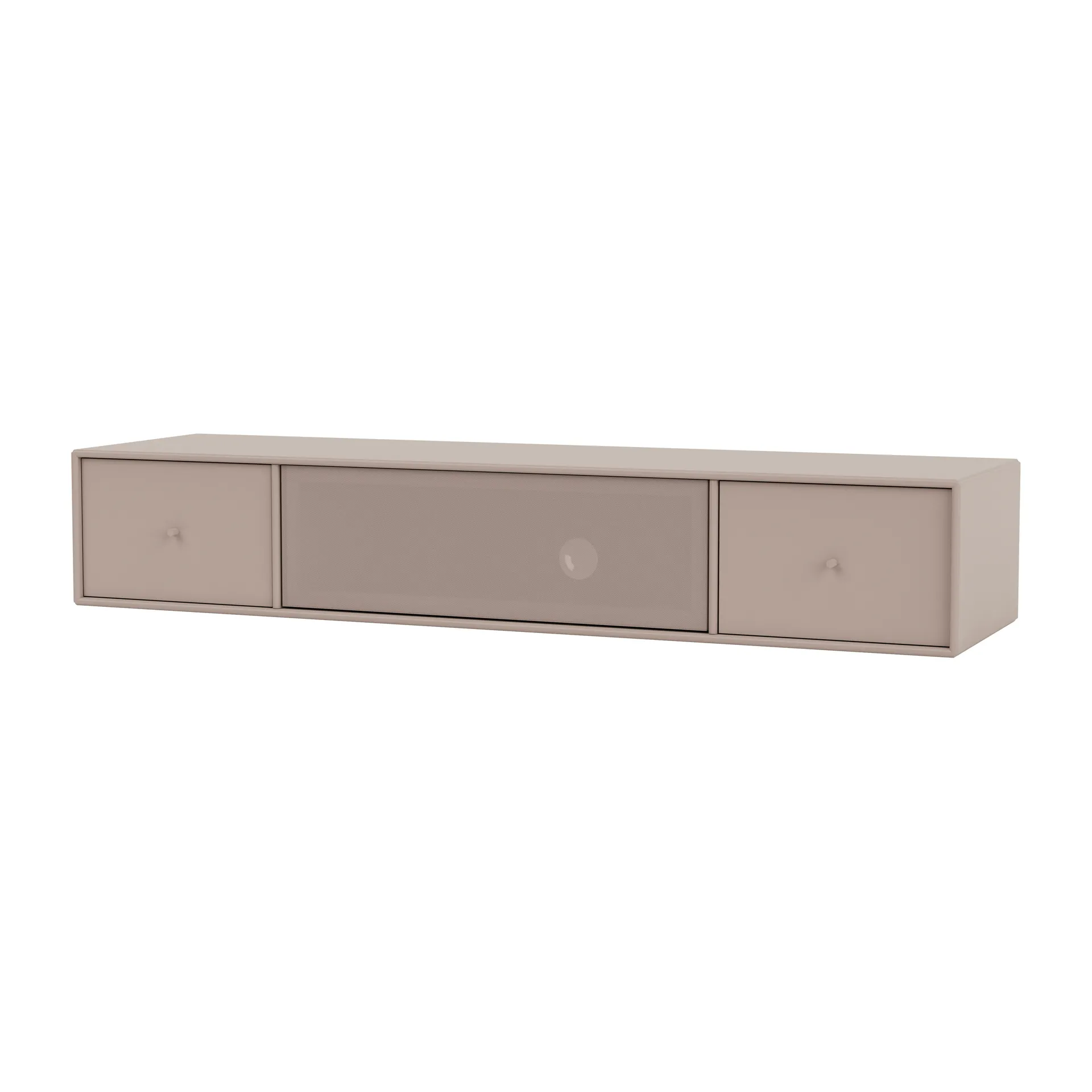 OCTAVE II tv stand with space for a speaker, Mushroom Montana