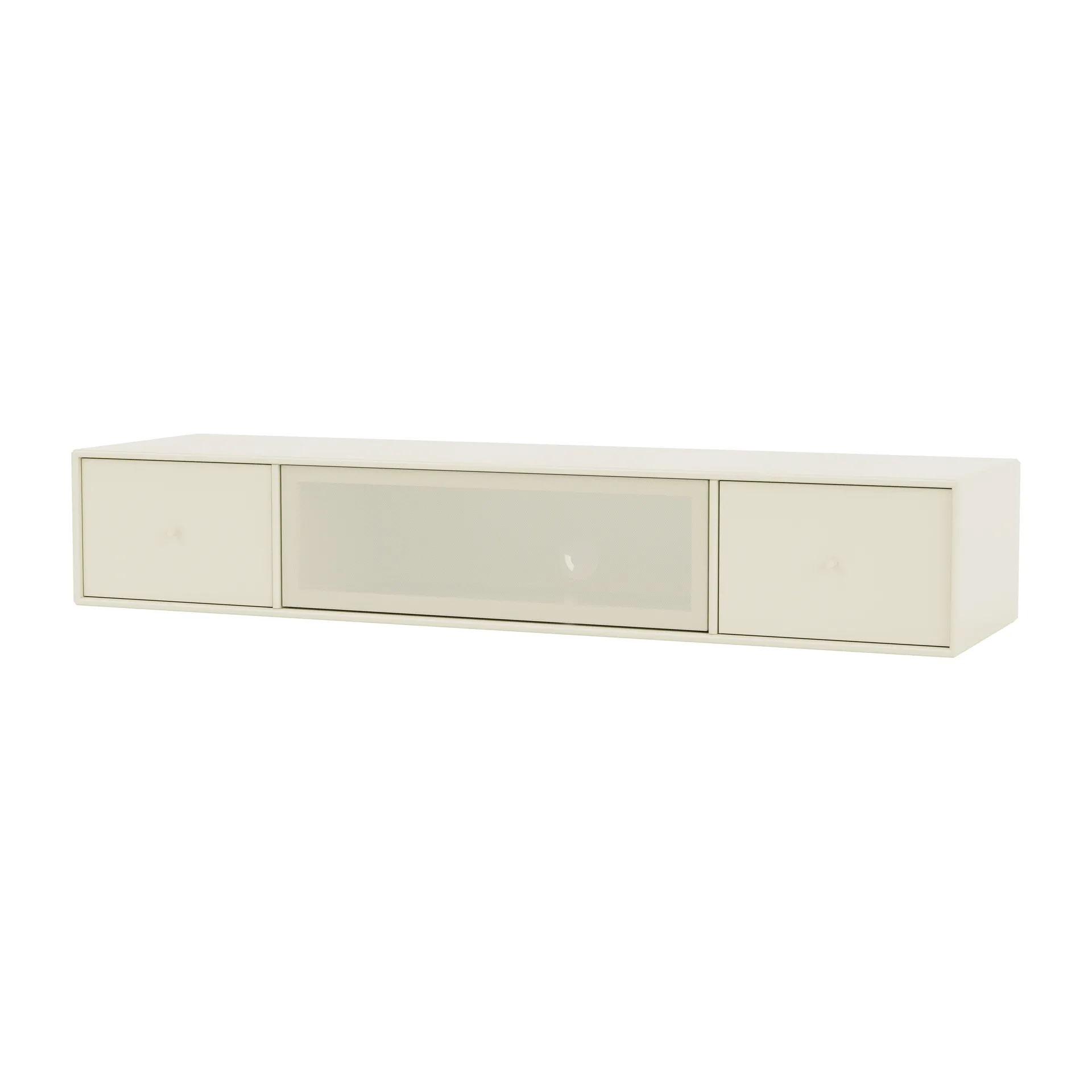 OCTAVE II tv stand with space for a speaker, Vanilla Montana