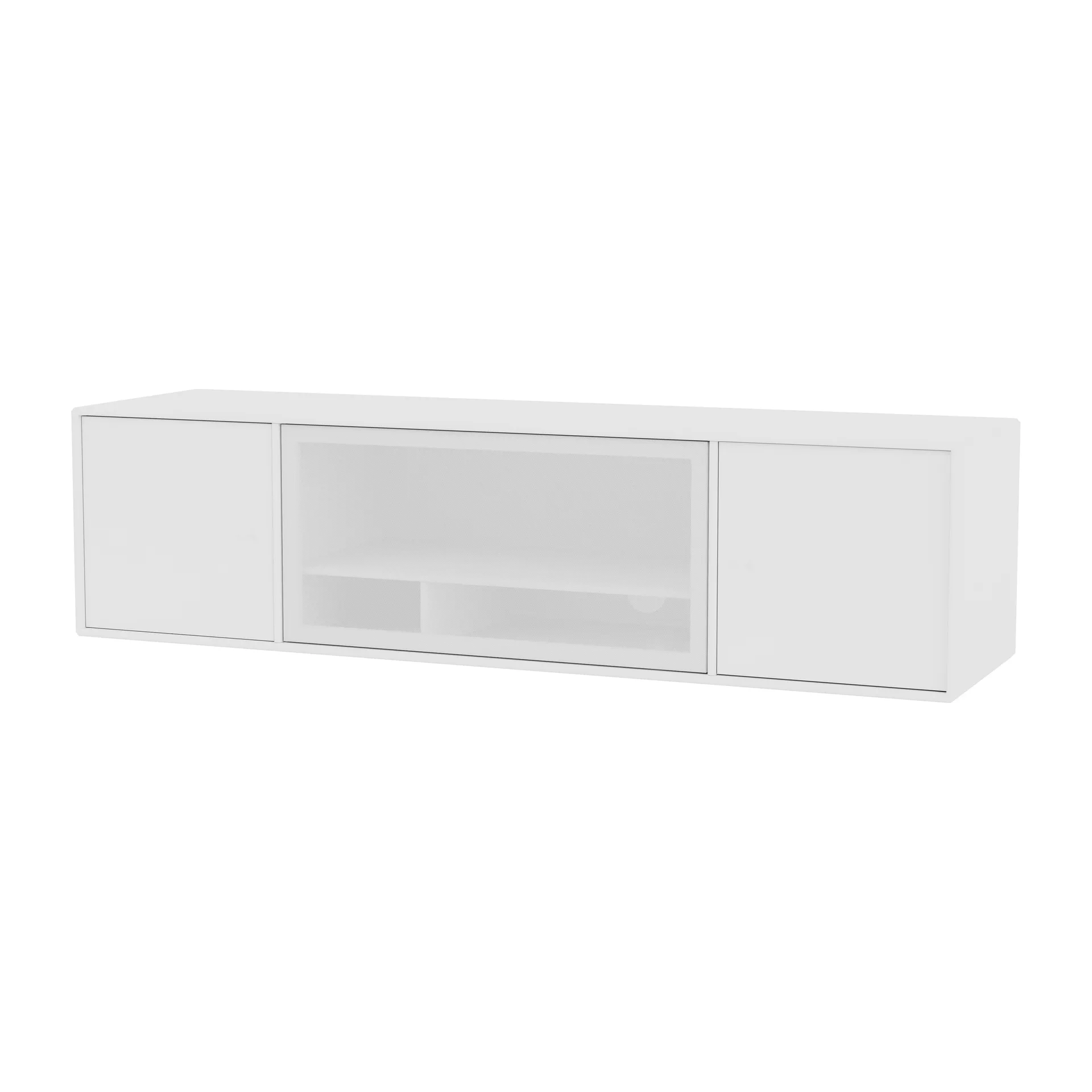 OCTAVE III tv stand with audio device, New white Montana