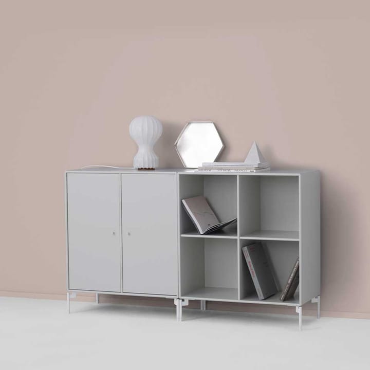 Pair side table, Anthracite 04, chrome legs Montana