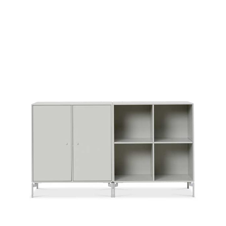 Pair side table - Nordic 09, chrome legs - Montana