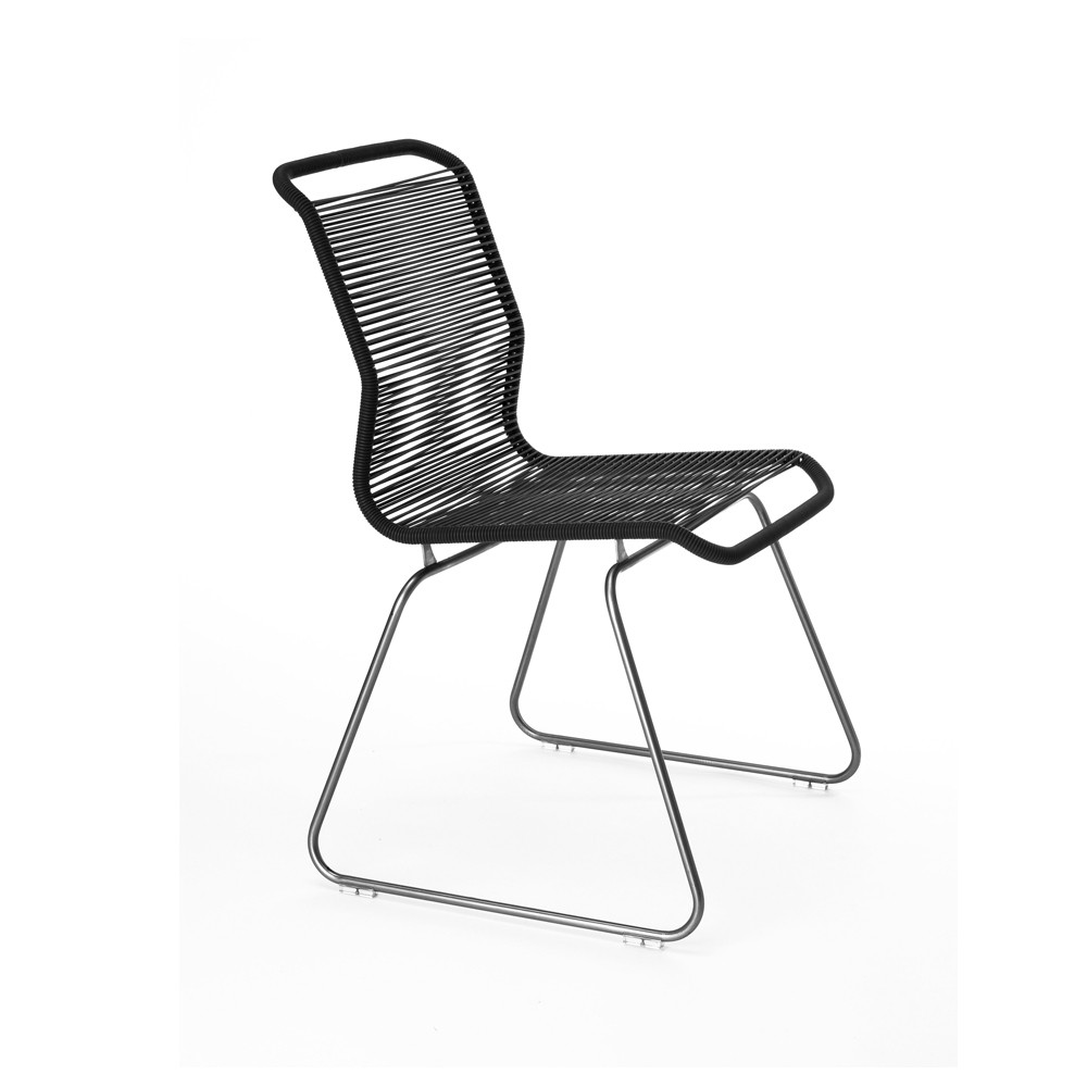 Montana Panton One chair Black, stainless steel | Scandinavian Design | Chairs | Black