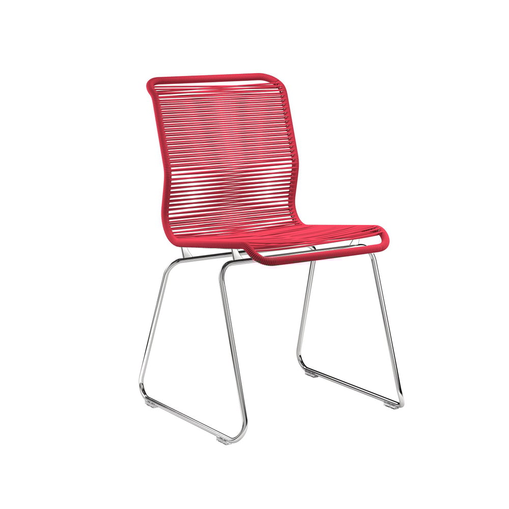 Montana Panton One chair Scarlett, stainless steel | Scandinavian Design | Chairs | Red