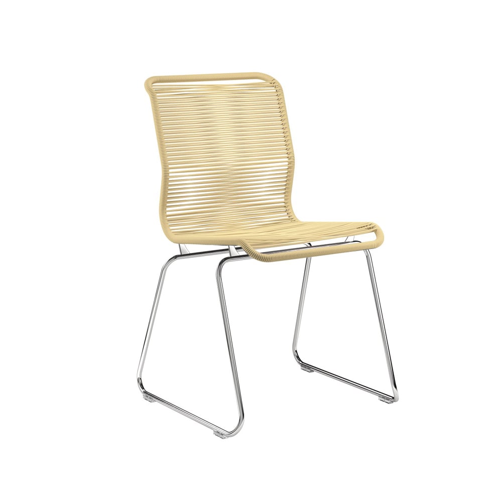 Montana Panton One chair Vincent, stainless steel | Scandinavian Design | Chairs | Yellow