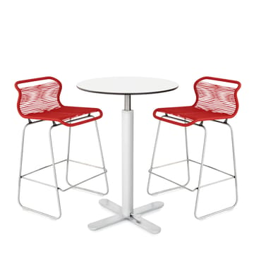 Panton One kitchen barstool - Clark, stainless steel - Montana