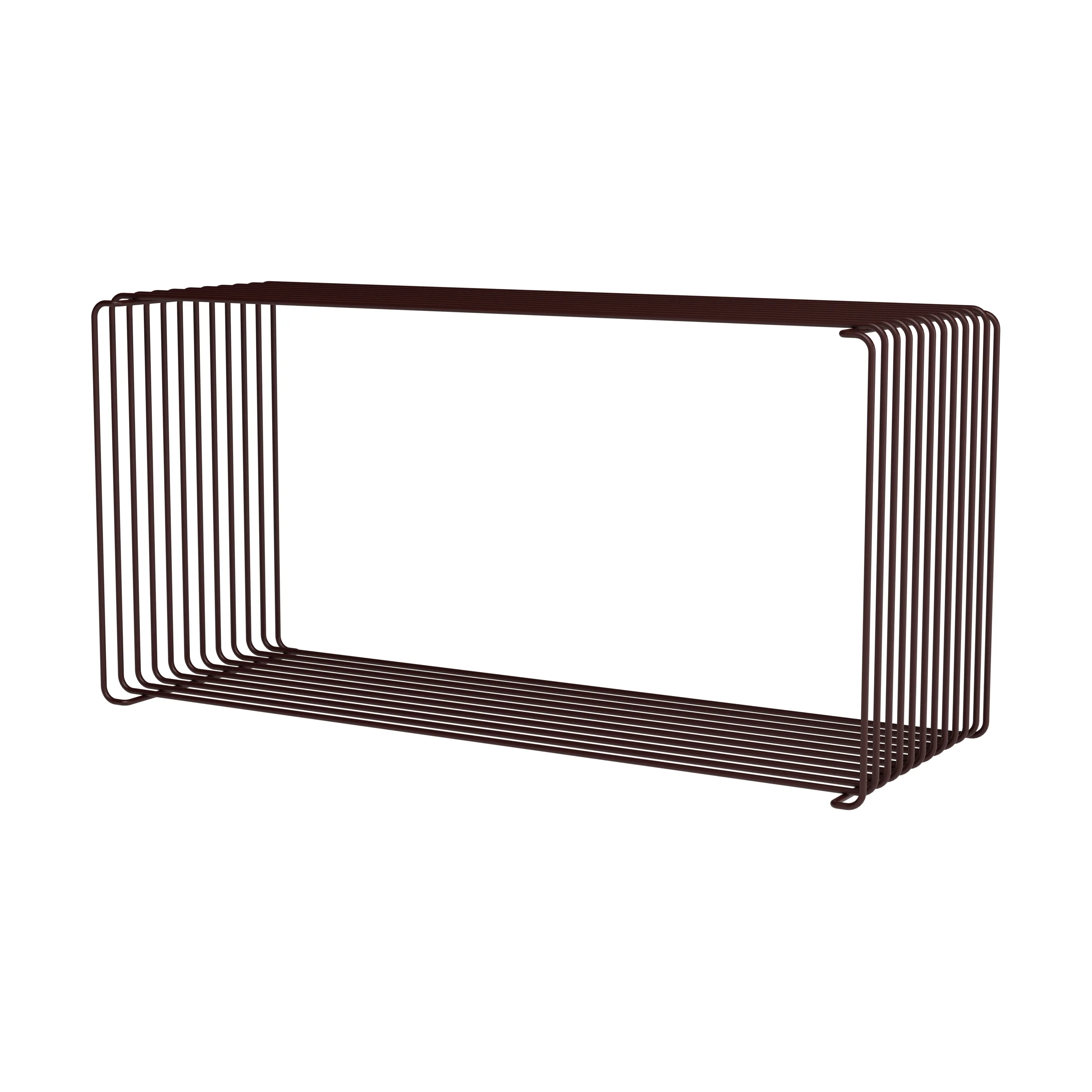 スチールラック・メタルラック Montana Panton Wire Shelf Double Black Panton Wire Shelf 34, Black from Montana | RoyalDesign