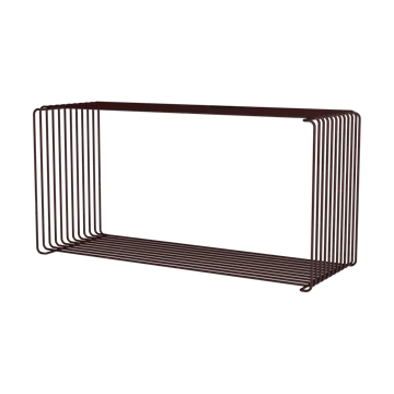 Panton Wire Extended shelf 70x34,8x25,7 cm - Black red - Montana