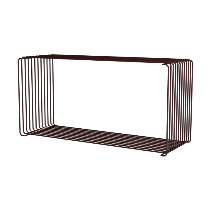 Panton Wire Extended shelf 70x34,8x25,7 cm - Black red - Montana