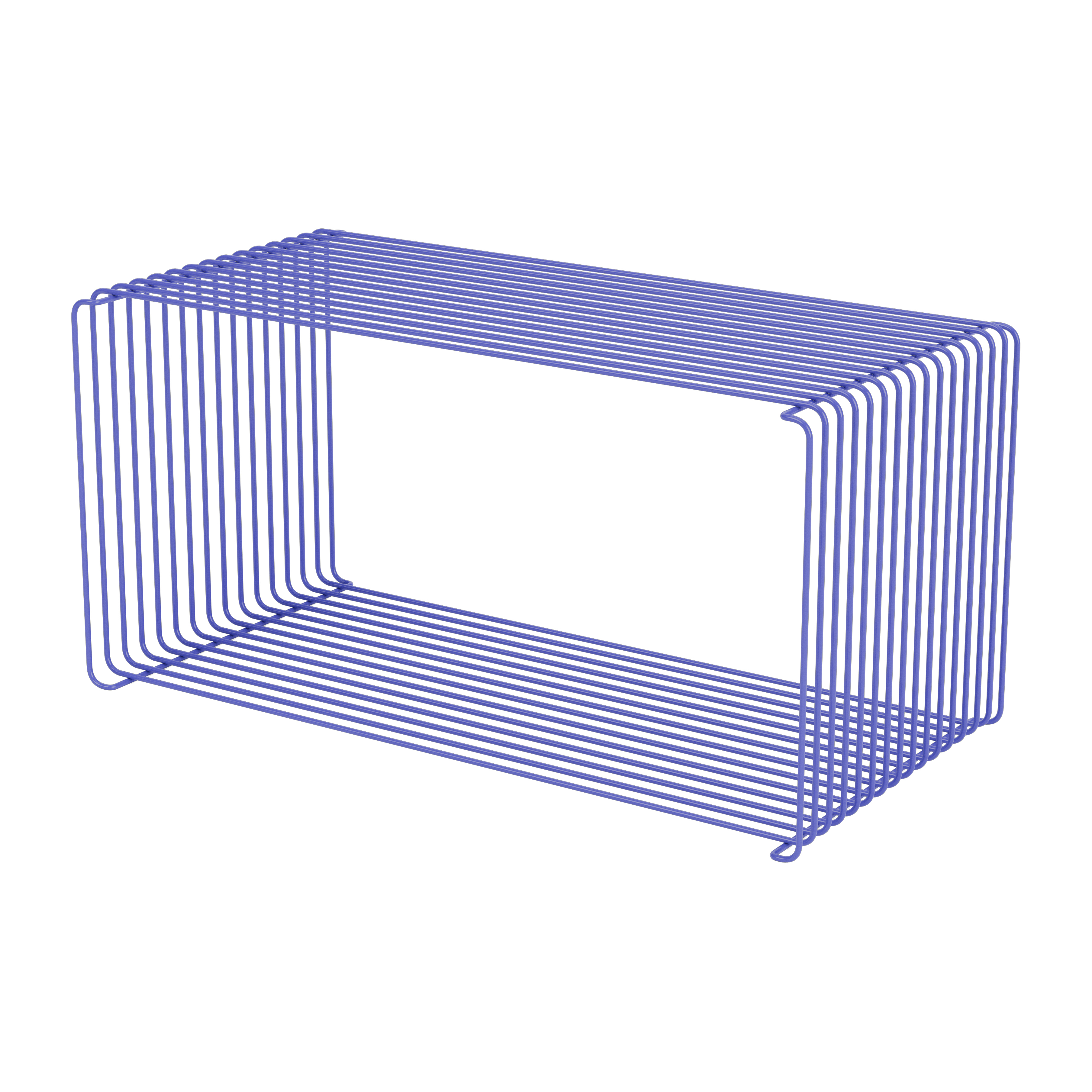 スチールラック・メタルラック Montana Panton Wire Shelf Chrome Single Montana Furniture Panton Wire Single module, depth 34,8 cm