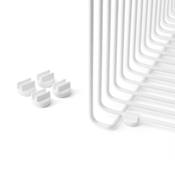 Panton Wire feet spacer feet 4-pack - Snow - Montana