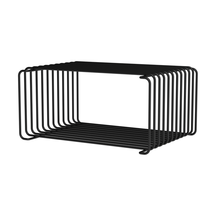 Panton Wire Half Height shelf 34.8x17.2x25.7 cm - Black - Montana