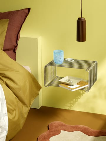Panton Wire Half Height shelf 34.8x17.2x25.7 cm - Chrome - Montana