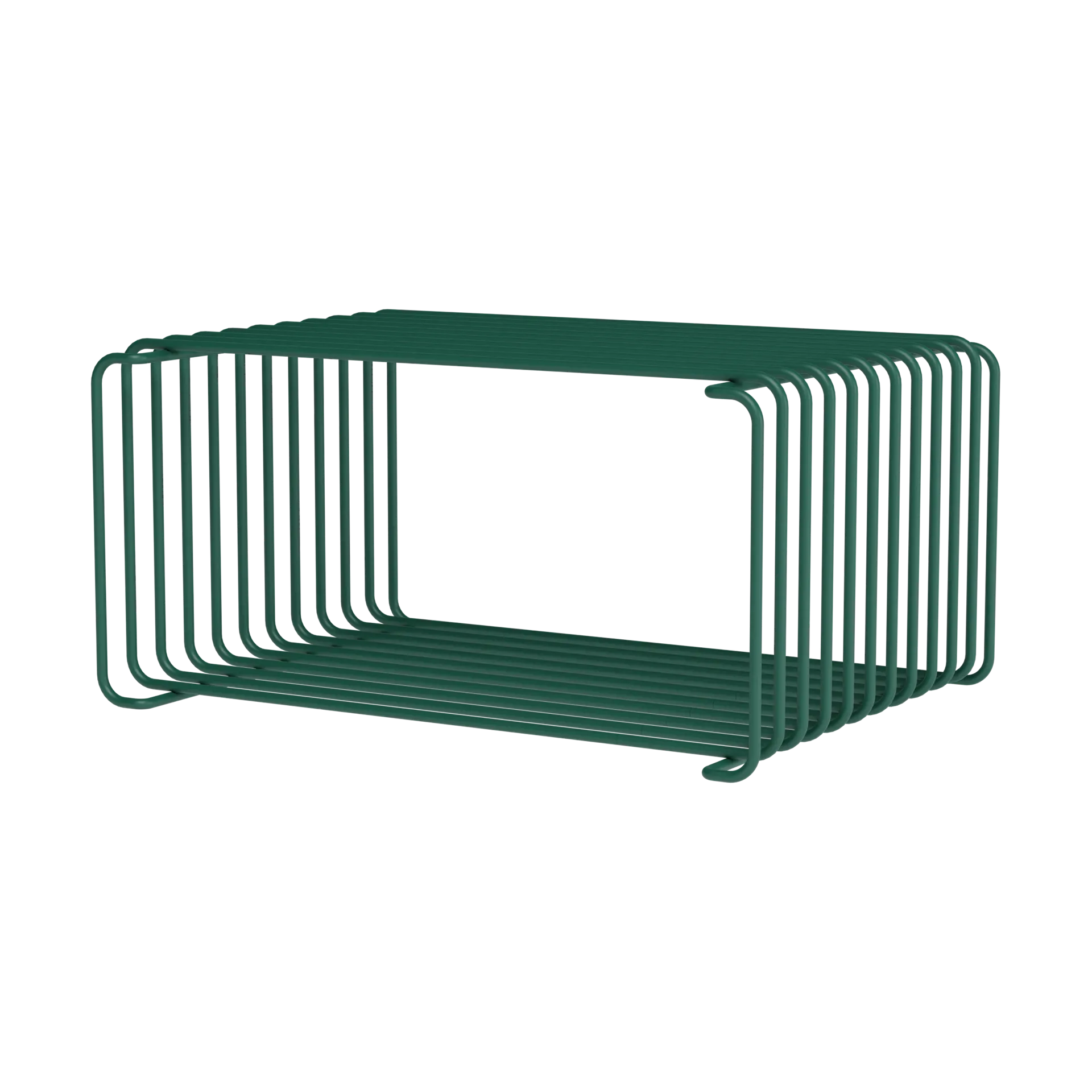 Panton Wire Half Height shelf 34.8x17.2x25.7 cm, Pine Montana