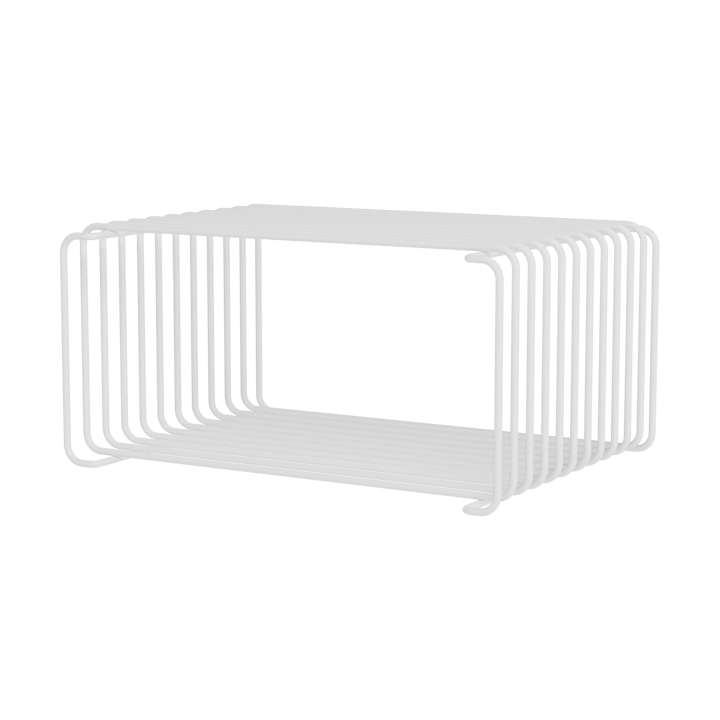 Panton Wire Half Height shelf 34.8x17.2x25.7 cm - Snow - Montana