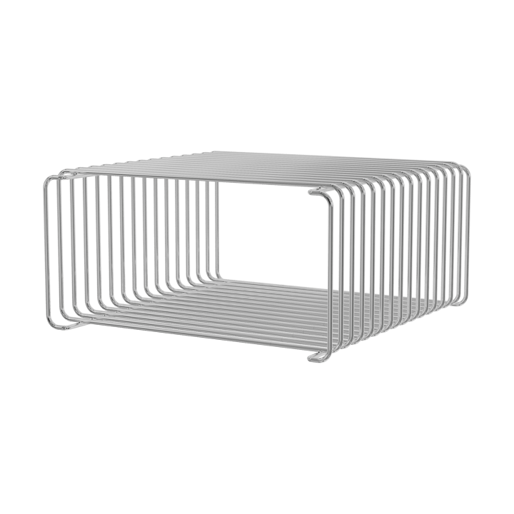 Panton Wire Half Height shelf 34.8x17.2x34.8 cm - Chrome - Montana
