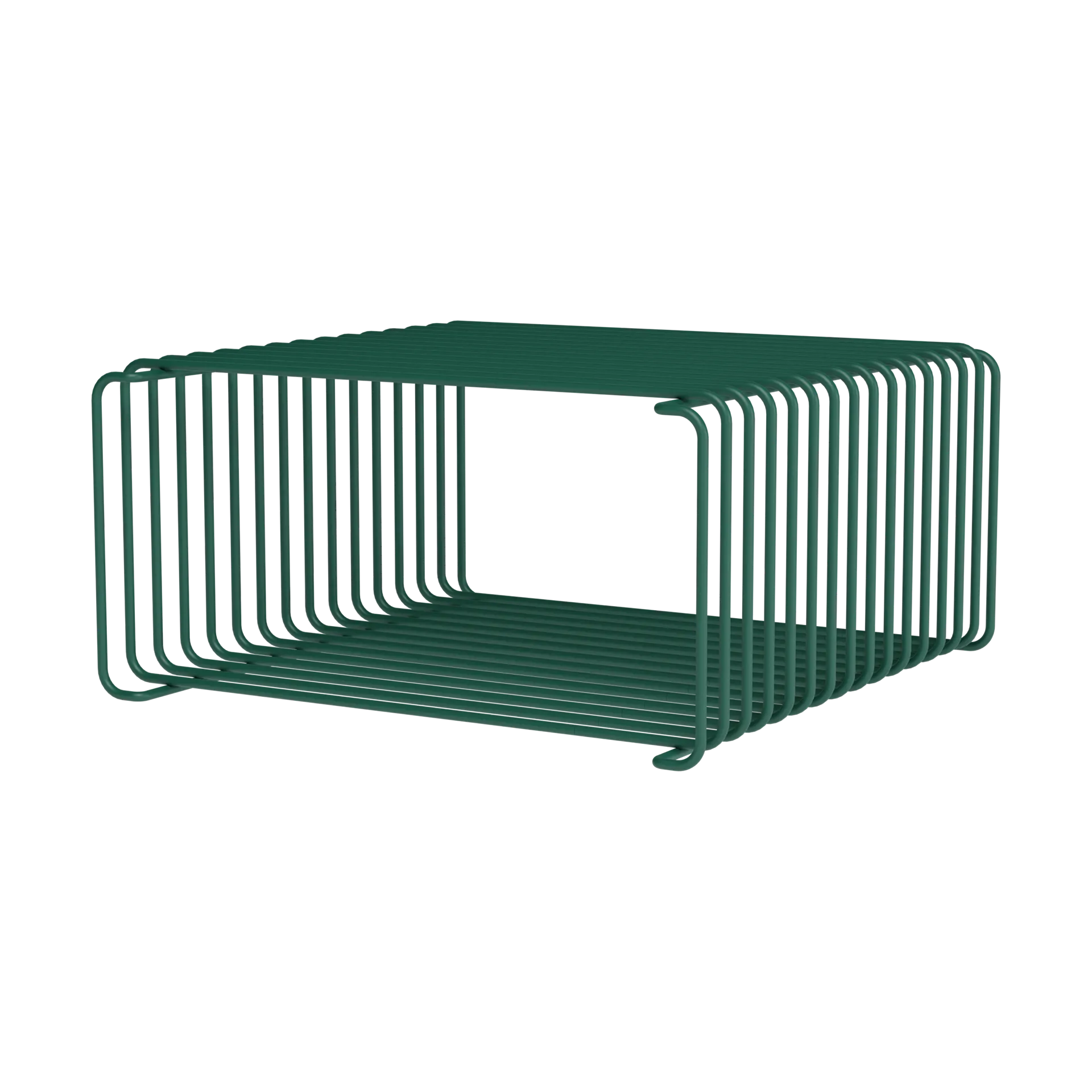 Panton Wire Half Height shelf 34.8x17.2x34.8 cm, Pine Montana