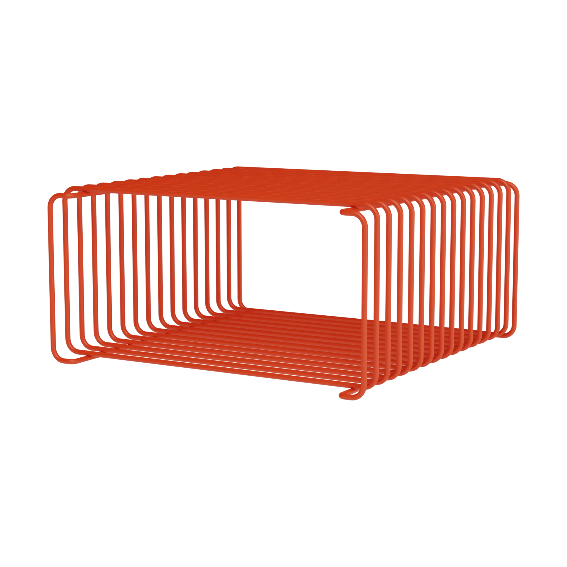 Panton Wire Half Height shelf 34.8x17.2x34.8 cm, Rosehip Montana