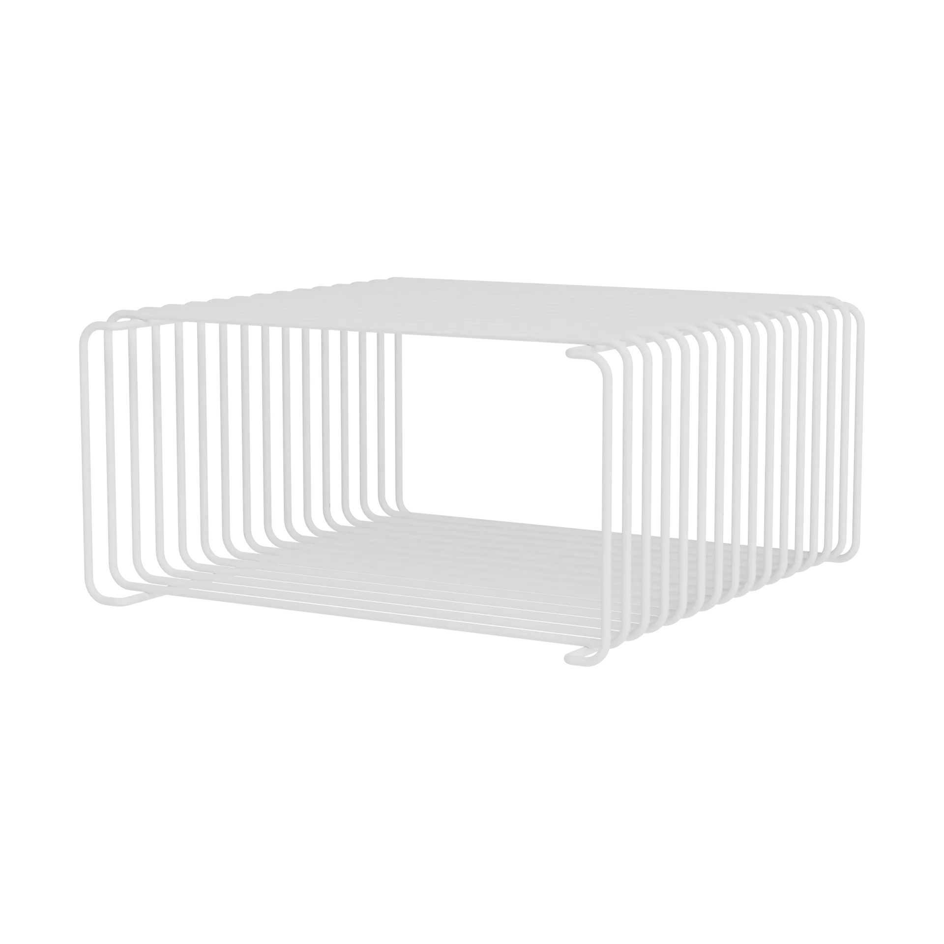 Panton Wire Half Height shelf 34.8x17.2x34.8 cm, Snow Montana