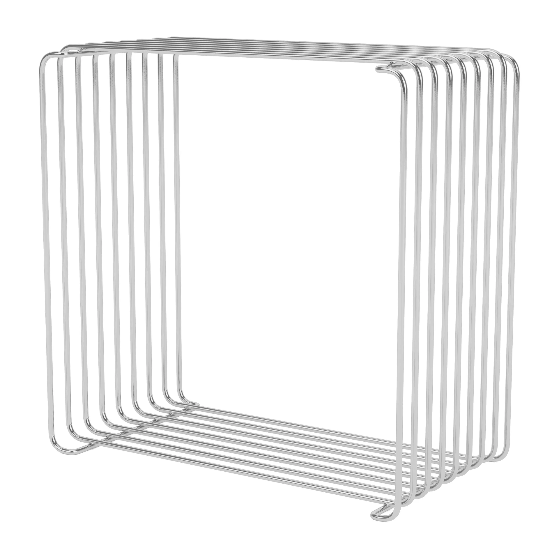 Panton Wire Single shelf 34,8x34,8x18,8 cm, Chrome Montana