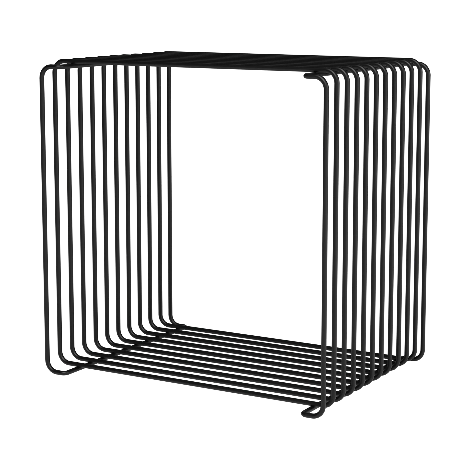 Panton Wire Single shelf 34,8x34,8x25,7 cm, Black Montana