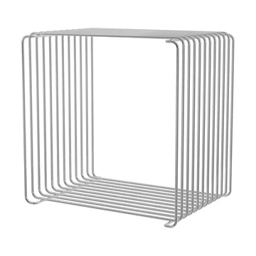 Panton Wire Single shelf 34,8x34,8x25,7 cm - Chrome - Montana