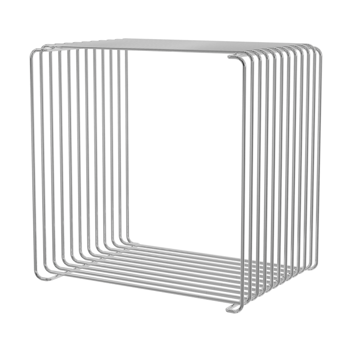 Panton Wire Single shelf 34,8x34,8x25,7 cm - Chrome - Montana