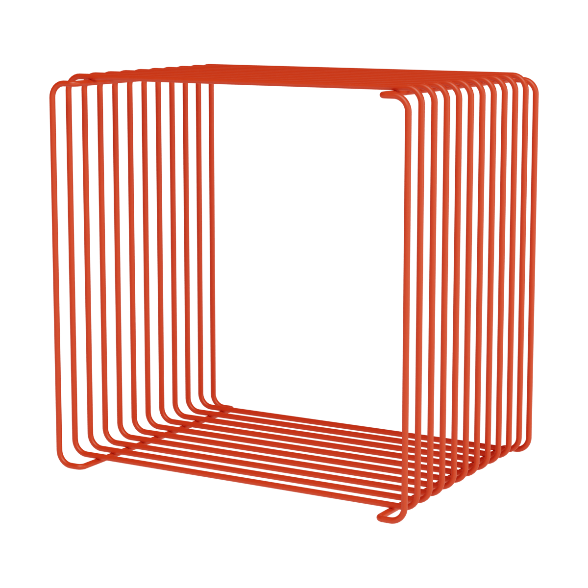 Montana Panton Wire Single shelf 34,8x34,8x25,7 cm Rosehip