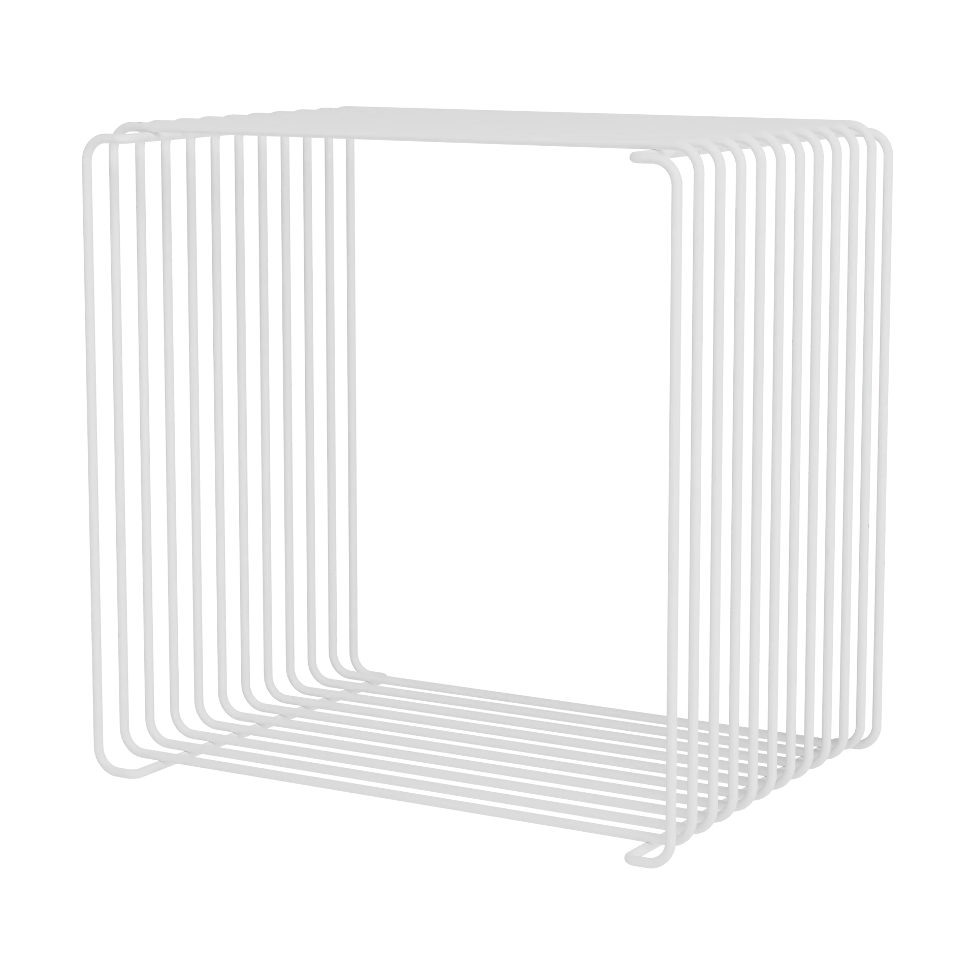 Panton Wire Single shelf 34,8x34,8x25,7 cm, Snow Montana