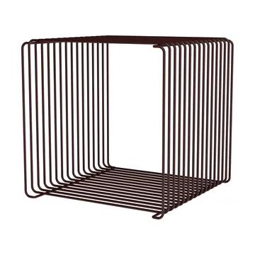 Panton Wire Single shelf 34,8x34,8x34,8 cm - Black red - Montana