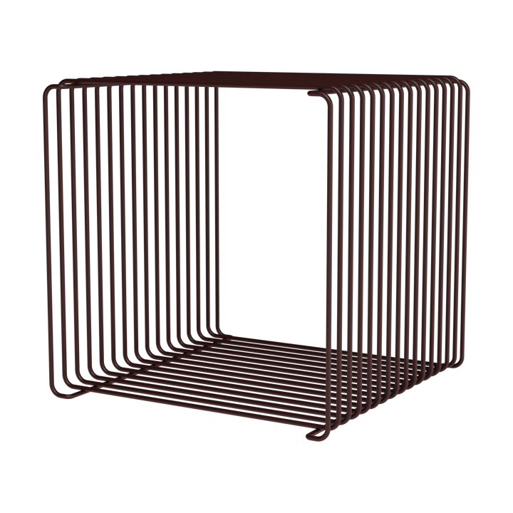 Panton Wire Single shelf 34,8x34,8x34,8 cm - Black red - Montana