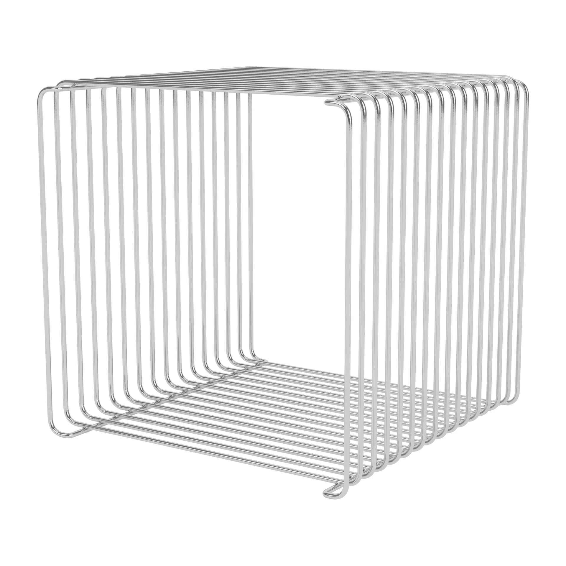 Panton Wire Single shelf 34,8x34,8x34,8 cm, Chrome Montana