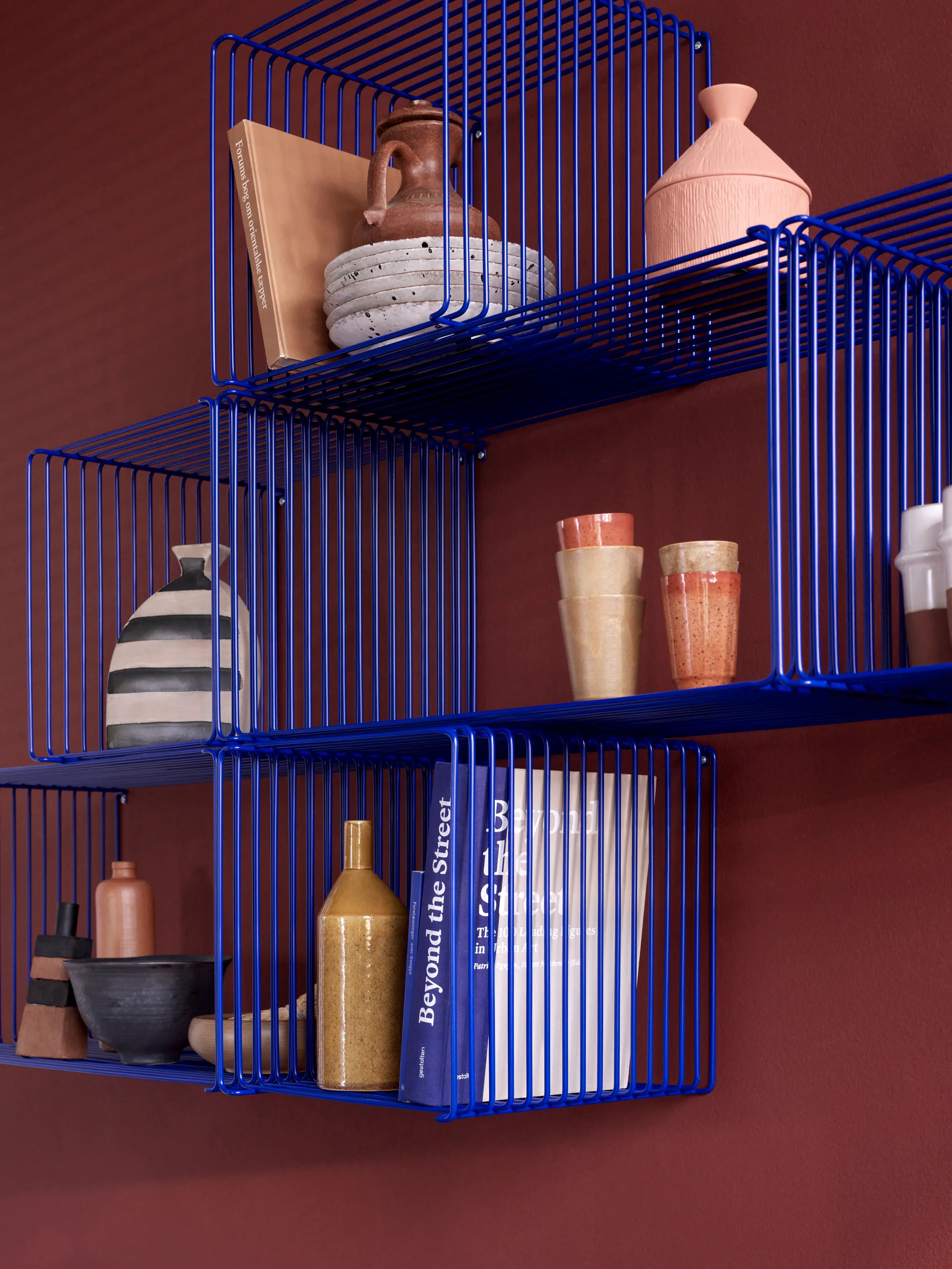 Panton Wire Single shelf 34,8x34,8x34,8 cm, Monarch Montana