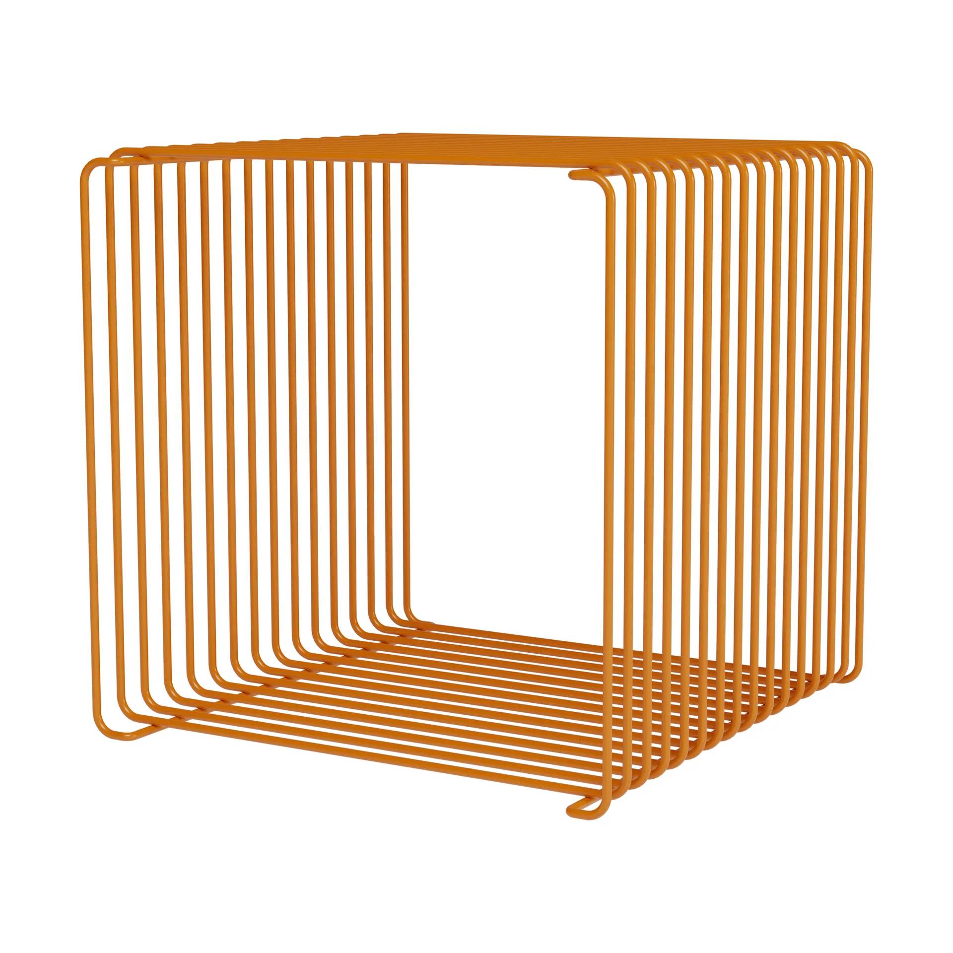 Panton Wire Single shelf 34,8x34,8x34,8 cm, Tangerine Montana