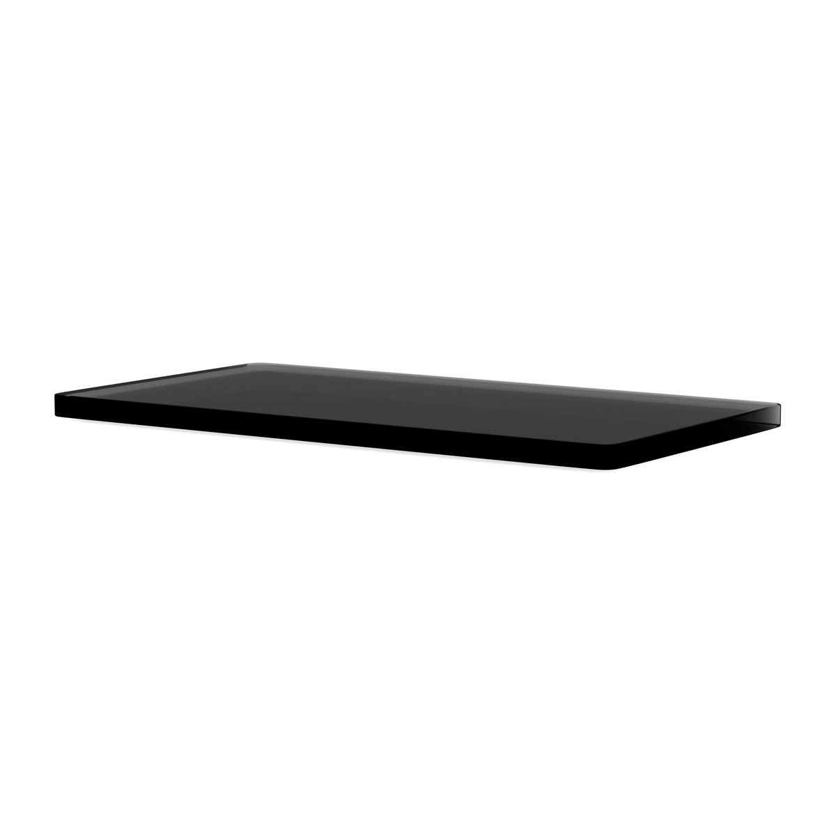 Montana Panton Wire tabletop 18.8x34.8 cm glass | Scandinavian Design | Shelves & shelving systems | Black