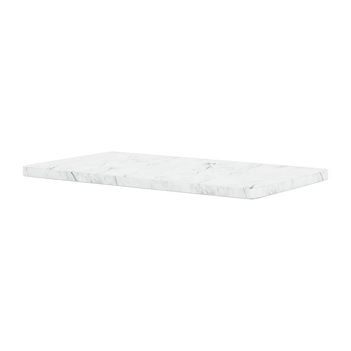 Panton Wire tabletop 18.8x34.8 cm - White marble - Montana