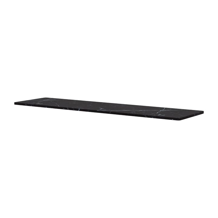 Panton Wire tabletop 18,8x70 cm - Black marble - Montana