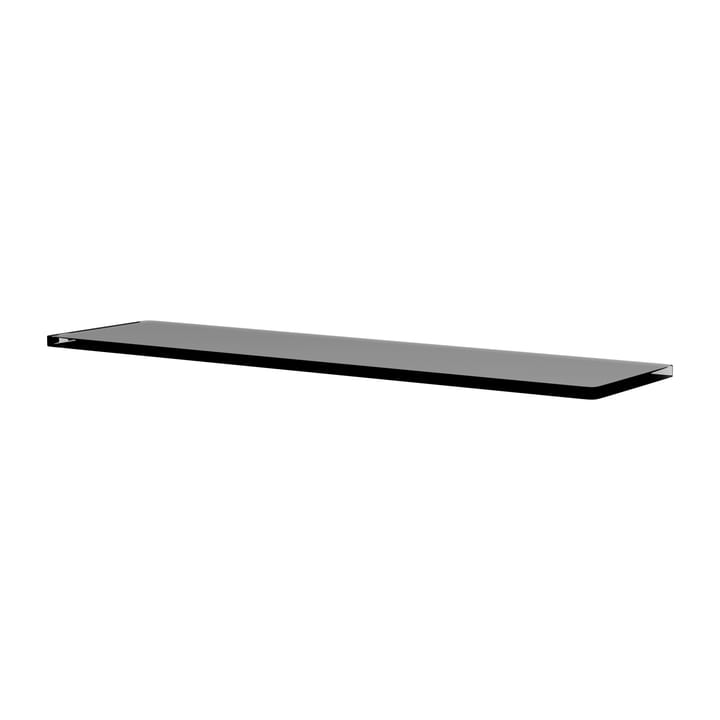 Panton Wire tabletop 18,8x70 cm - Smoked glass - Montana