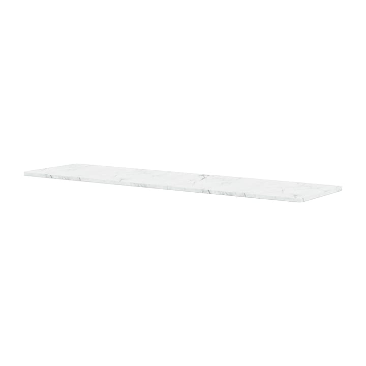 Panton Wire tabletop 18,8x70 cm - White marble - Montana