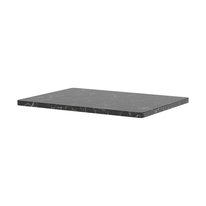 Panton Wire tabletop 34,8x25,7 cm - Black marble - Montana