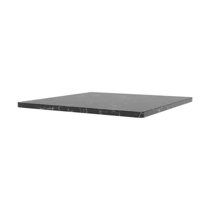 Panton Wire tabletop 34.8x34.8 cm - Black marble - Montana