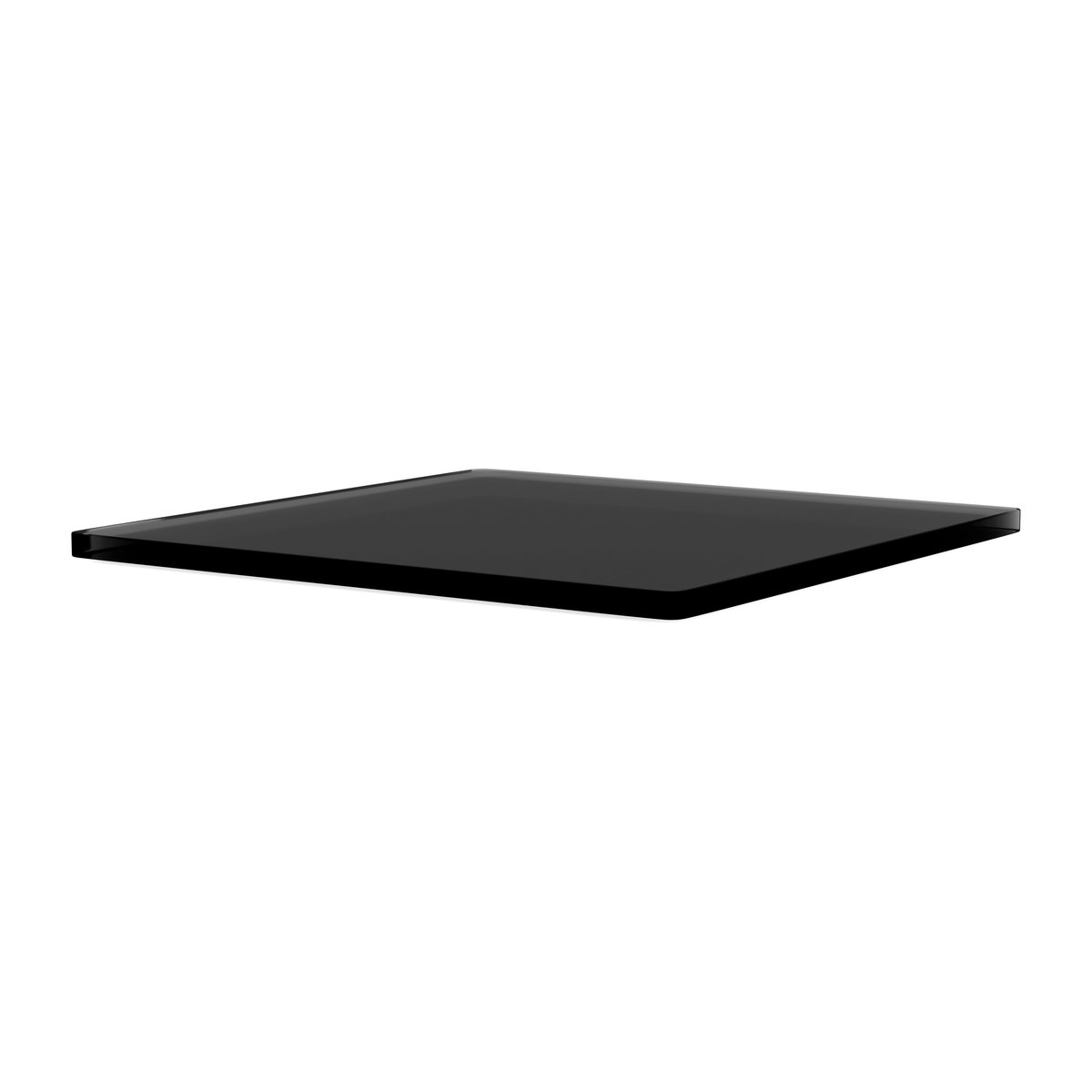 Montana Panton Wire tabletop 34.8x34.8 cm glass | Scandinavian Design | Shelves & shelving systems | Black