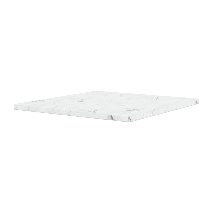 Panton Wire tabletop 34.8x34.8 cm - White marble - Montana