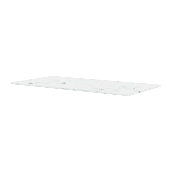 Panton Wire tabletop 34,8x70 cm - White marble - Montana