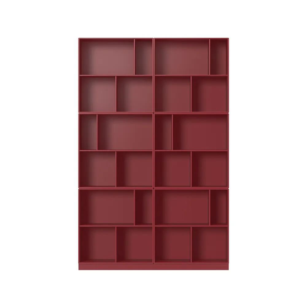 Read bookshelf, Beetroot 165-incl. 7 cm base Montana