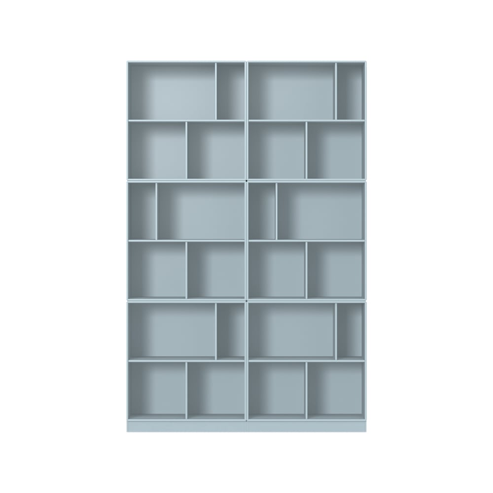 Montana Read bookshelf Flint 148, incl. 7 cm base | Scandinavian Design | Shelves & shelving systems | Blue